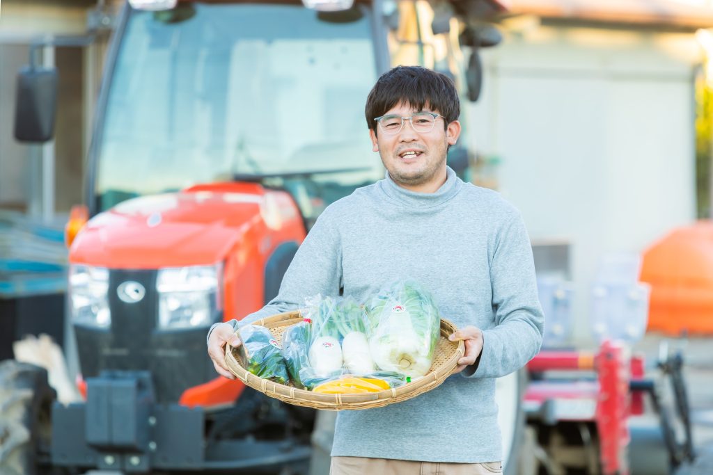 かねた農園のオーナーの様子