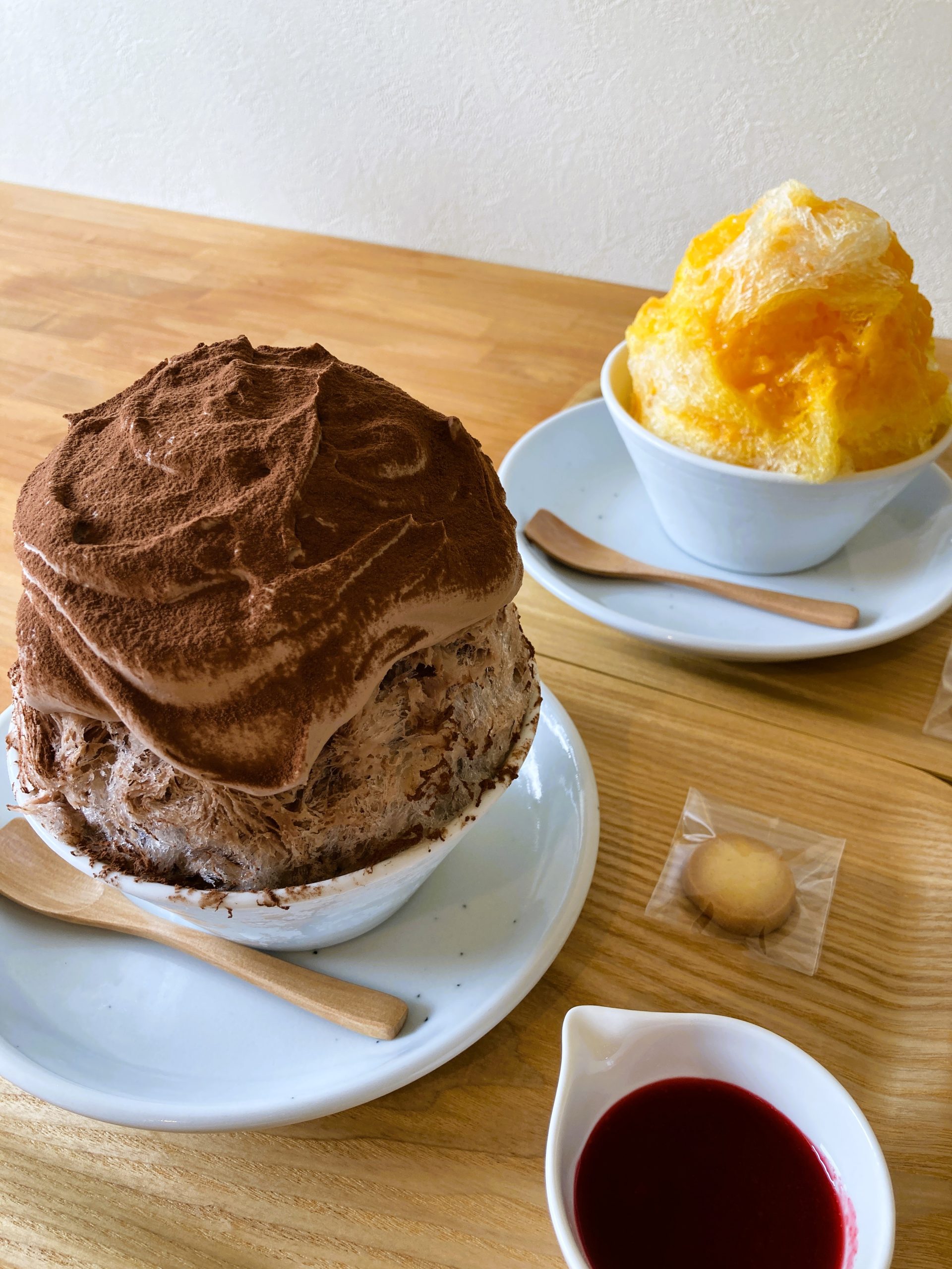 パティスリーサンクトロワ」のスイートなかき氷🍧はいかが？ - 玉村町